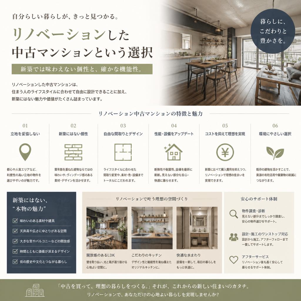 リノベーションの魅力とは？